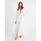 Koton 4SAK50135UW 010 Ekru Blazer Kadın Ceket
