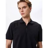 Koton 4Sam10006Mk Koton Erkek T-Shirt Siyah
