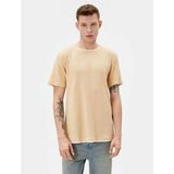 Koton 4SAM10065HK Bej Erkek T-shirt