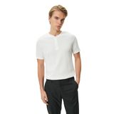 Koton 4SAM10067HK Beyaz Erkek T-shirt