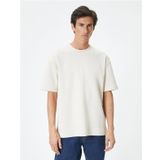 Koton 4SAM10113MK 047 Antrasit Pamuk Jersey Kısa Kollu Polo Yaka Basic Erkek T-shirt