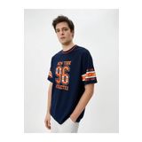 Koton 4SAM10137HK Lacivert Erkek T-shirt