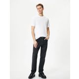 Koton 4SAM10272HK Beyaz Erkek T-shirt