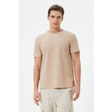 Koton 4SAM10279HK Gri Dokulu Erkek T-shirt