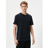 Koton 4SAM10315HK Antrasit Erkek T-shirt