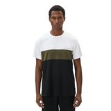 Koton 4WAM10076NK Beyaz Renk Bloklu Erkek T-shirt