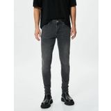 Koton 4WAM40362ND Antrasit Erkek Jean Pantolon