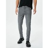 Koton 4WAM40377ND Antrasit Erkek Jean Pantolon