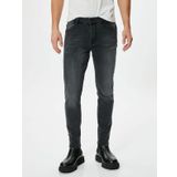 Koton 4WAM40394ND Trousers Siyah Erkek Jean Pantolon