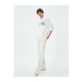 Koton 4WAM70171MK Ekru Erkek Sweatshirt