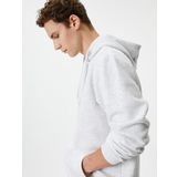 Koton 4WAM70239MK Gri Erkek Sweatshirt