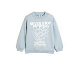 Koton 4WKG10215AK Mavi Kız Çocuk Sweatshirt