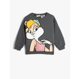 Koton 4WKG10668AK Antrasit Kız Çocuk Sweatshirt