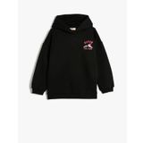 Koton 4WKG10701AK Siyah Kız Çocuk Sweatshirt