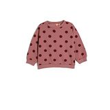 Koton 4WMG10016AK 2D7 Pembe Desenli Kız Bebek Pamuk Jersey Sweatshirt