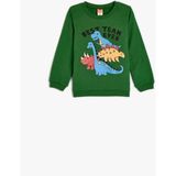 Koton 5Wmb10144Tk 806 Yesıl Erkek Bebek Sweatshırt - Yeşil - 12 - 18 Ay