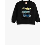 Koton 5Wmb10172Tk 704 Lacivert Erkek Bebek Jersey Sweatshirt - 9 - 12 Ay