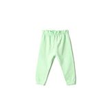 Koton 752 Kız Bebek Yeşil Basic Jogger Beli Büzgülü Lastikli Şardonlu Eşofman Altı