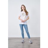 Koton 7YAB17904ZK027 Kadın Koton Plus T-Shirt