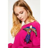 Koton 8KAK13884EK Pembe Kadın Sweatshirt