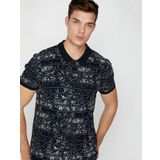 Koton 8YAM14157OK Lacivert Kısa Kollu Erkek T-Shirt
