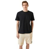 Koton 999 Erkek Siyah Standart Fit Basic T-shirt