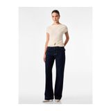 Koton Aksesuarlı Slim Fit Pamuklu Kayık Yaka Kolsuz Floral Dokulu Asimetrik Bluz