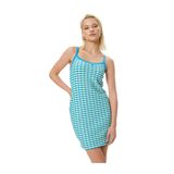 Koton Askılı Mini Elbise Slim Fit Interlok Kumaş