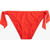 Koton Astarlı Yanları Ipli Bikini Altı - Kırmızı - 38