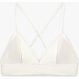 Koton Bağlama Detaylı Arkası Çapraz Askılı Bralet Bikini Üstü - Ekru - 40