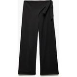 Koton Bağlama Detaylı Basic Bol Paça Pantolon - 6 - 7 Yaş - Regular - Siyah