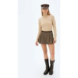 Koton Balıkçı Yaka Regular Fit Deve Tüyü Kazak Kadın 5WAK90412HT - XL