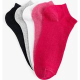 Koton Basic 5'li Patik Çorap Seti Çok Renkli - Pembe - Standart