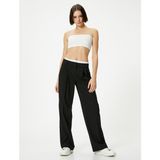 Koton Basic Crop Atlet Ince Askılı Ribanalı Pamuklu Slim Fit - XS - Ekru