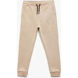 Koton Basic Jogger Eşofman Altı 9-10 Yaş Erkek Çocuk İçin Şardonlu ve Lastikli Paça Tasarımı - 9 - 10 Yaş - Ekru