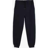 Koton Basic Jogger Eşofman Altı Erkek Çocuklar İçin Beli Bağlamalı Cepli Geri Dönüştürülmüş Malzeme - 4 - 5 Yaş - Lacivert