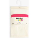 Koton Basic Külotlu Çorap - 3 Yaş - Ekru
