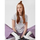 Koton Baskılı Kısa Kollu Pamuklu Kadın T-Shirt