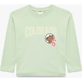 Koton Baskılı Pamuklu Yeşil Erkek Bebek Uzun Kollu T-Shirt 7WMB10041TK - 4 - 5 Yaş