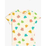 Koton Bej Kız Bebek T-Shirt 5SMG10018AK - Renkli