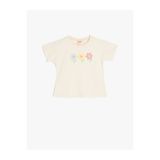 Koton Bej Kız Bebek T-Shirt 5SMG10093AK