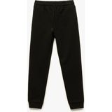 Koton Beli Lastikli Cepli Basic Jogger Eşofman Altı Erkek Çocuk Kış Sezonu İçin Örme Kumaş - Siyah - 11 - 12 Yaş