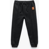 Koton Beli Lastikli Cepli Basic Jogger Siyah Erkek Çocuk Eşofman Altı 6WMB40036TK - 24 - 32 Ay