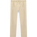Koton Beli Lastikli Düğmeli Viskon Basic Pantolon - Kahve - Regular - 9 - 10 Yaş