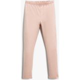 Koton Beli Lastikli Simli Tayt Kız Çocuklar İçin Modern ve Konforlu Seçim - 9 - 10 Yaş - Pembe