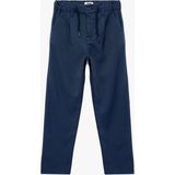 Koton Beli Lastikli Viskon Karışımlı Cep Detaylı Basic Pantolon - Lacivert - Regular - 9 - 10 Yaş
