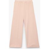 Koton Beli Lastikli Viskon Karışımlı Geniş Paça Pantolon - Pembe - 4 - 5 Yaş