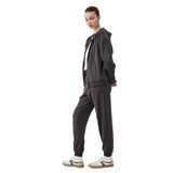 Koton Beli Lastikli Yüksek Bel Cepli Rahat Kalıp Jogger Eşofman Altı, S, 6WAL40022IK, Antrasit, Kadın