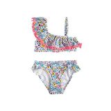 Koton Bikini Takımı Fırfırlı Tek Omuz Ince Askılı