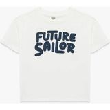 Koton Bisiklet Yaka Pamuklu Beyaz Erkek Bebek T-Shirt 6SMB10024TK - 24 - 30 Ay